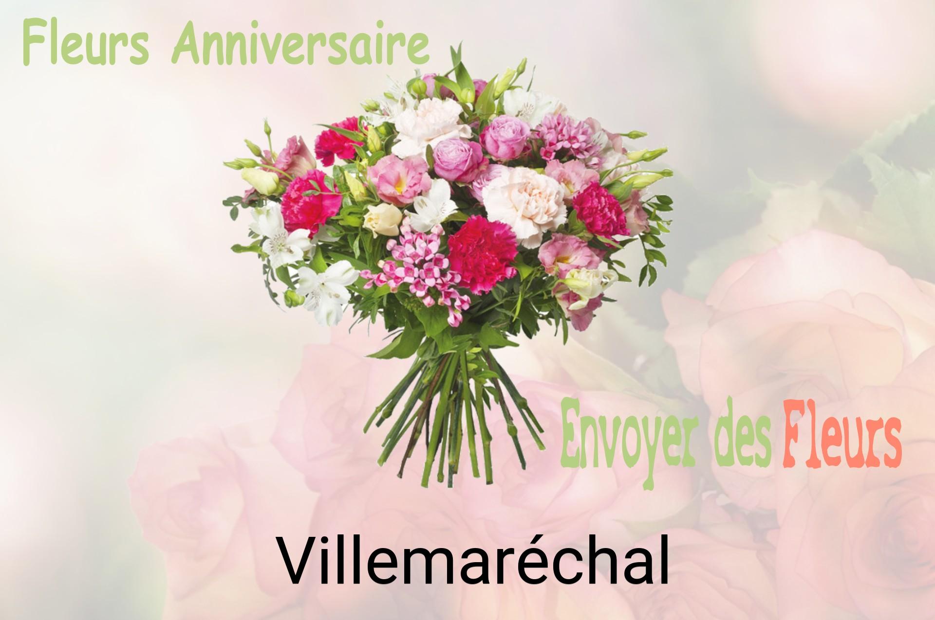 Bouquet de fleurs d’anniversaire livré à Villemaréchal